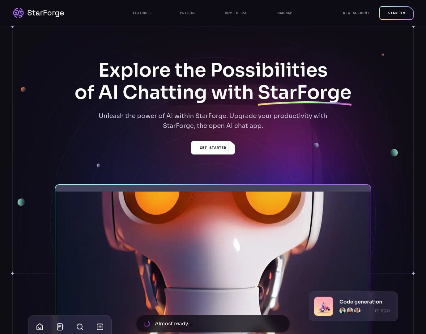 StarForge screen 1